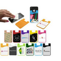 Silicone Smart Phone Wallet With Micro Fiber (Full Color)